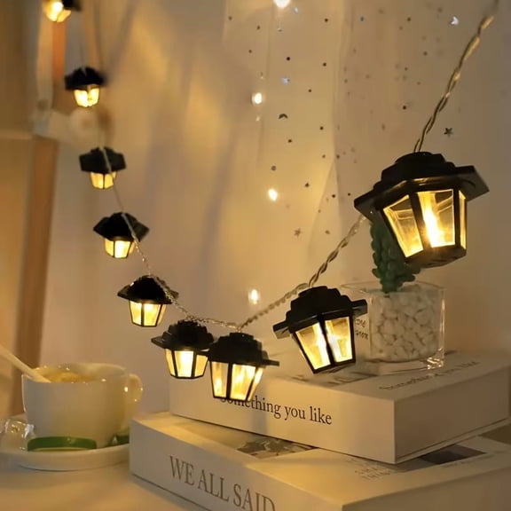 Vintage Palace Battery String Lights for Indoor Outdoor Decor