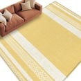 thumbnail image 1 of Vintage Pale Blue Striped Area Rug 8x10 Washable Rug Non Slip Farmhouse Modern Stripes Boho Large Area Rug Soft Stainresistant Indoor Floor Carpet for Living Room Bedroom Office Dining Room Nursery, 1 of 9