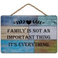 Vintage Pallet Sign Family is not an Important Thing It's Everything