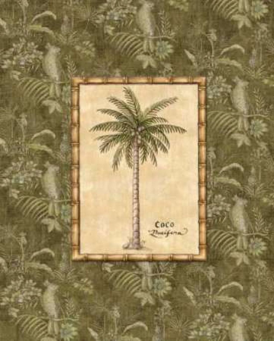 Vintage Palm III Canvas Art - Charlene Audrey (24 x 30)