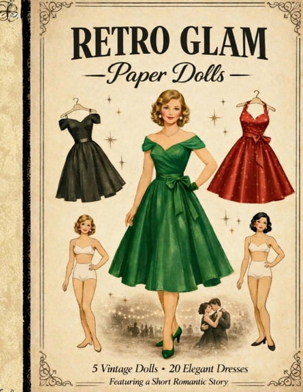 Vintage Papel Dolls Cozy Claudia Studio Vintage Paper Dolls: 1950s