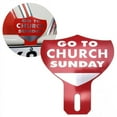 thumbnail image 1 of Vintage Parts USA 315284 Go to Church Sunday License Plate Topper, 1 of 1