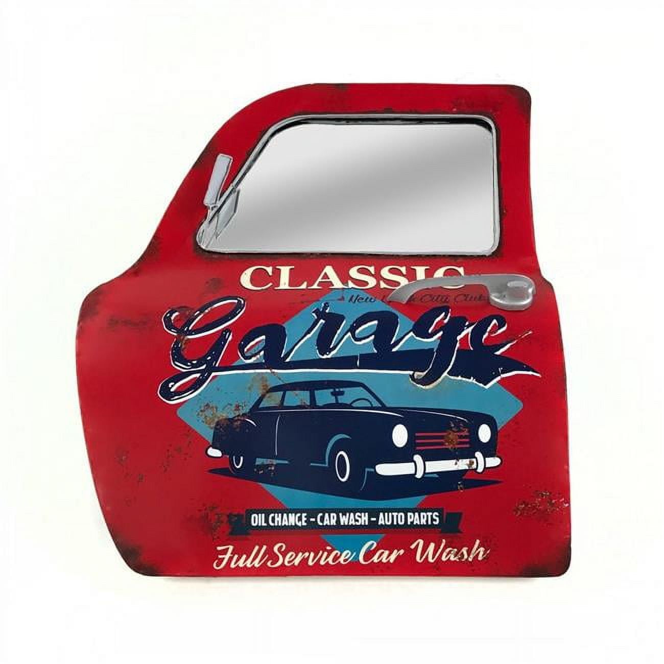 Vintage Parts USA 323925 Classic Garage Car Door Mirror Display Metal