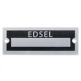 thumbnail image 1 of Vintage Parts USA 323987 Blank Data Vintage Style License Plate - Edsel, Black & Silver, 1 of 1