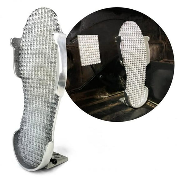 Vintage Parts USA 787850 Universal Heavy Duty Big Foot Floor Mount Accelerator Gas Pedal for Hot Rod