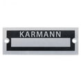 thumbnail image 1 of Vintage Parts USA  Aluminum Blank Data Vin Plate - Karmann, 1 of 1