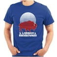 thumbnail image 1 of Vintage Patriotic American Buffalo Plus Size Crewneck Graphic Tee Shirt Brisco Brands 5X, 1 of 6