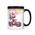 thumbnail image 1 of Vintage Patriotic English Springer Spaniel 4th of July Independence Day Heat Color Changing Mug Springers Dog Lover Gifts Magic Coffee Mug - 01006, 1 of 4