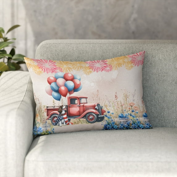 Vintage Patriotic English Springer Spaniel 4th of July Independence Day Pillowcase Double Sided Springers Dog Lover Gifts Pillow Case Covers - 01006