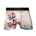 thumbnail image 1 of Vintage Patriotic Maltese 4th of July Independence Memorial Day All Over Print Boxer Briefs Underwear for Men Dad Maltese Dog Lover Gifts Idea - 01006, 1 of 6