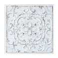thumbnail image 1 of Vintage Pattern Tin Ceiling Tiles Decorative 3D panels for Luxury apartments PL19 Distress crack white black 10Pcs/pack, 1 of 10