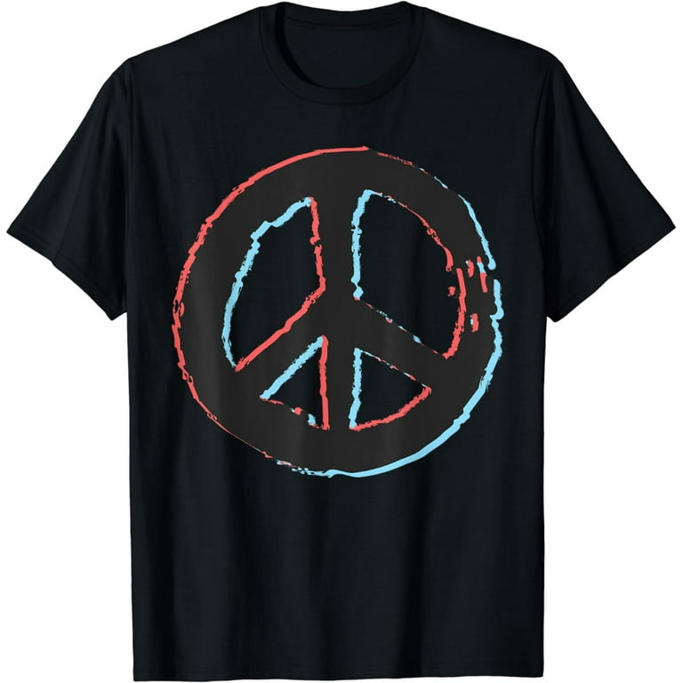 Trippy Peace Sign T-Shirt Trippy Peace Sign T-Shirt