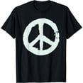 thumbnail image 1 of Vintage Peace Sign Love 60s 70s Retro Trippy Hippie Costume T-Shirt, 1 of 4