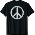thumbnail image 1 of Vintage Peace Sign On Back T-Shirt, 1 of 4