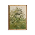 Vintage Peach Tree Blossom Landscape Farmhouse Wall Art, Living Room ...