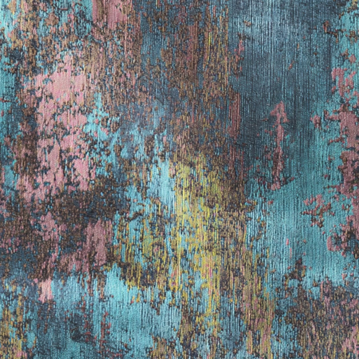 Vintage Peel and Stick Wallpaper Abstract Colorful Texture Blue Pink Yellow Hues Wall Mural 23.6in x 9.8ft Self Adhesive Removable Wall Paper Renter Friendly Wallpaper for Nursery Bedroom Cabinets