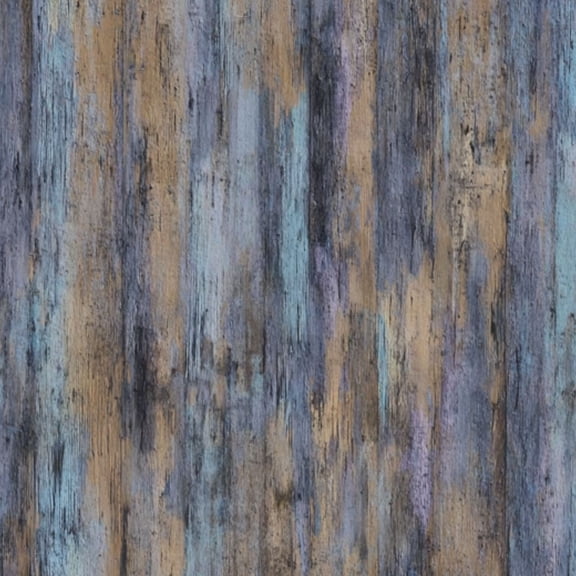 Vintage Peel and Stick Wallpaper Abstract Wooden Texture Blue Purple Tones Wall Mural 17.7in x 9.8ft Self Adhesive Removable Wall Paper Renter Friendly Wallpaper for Nursery Bedroom Cabinets
