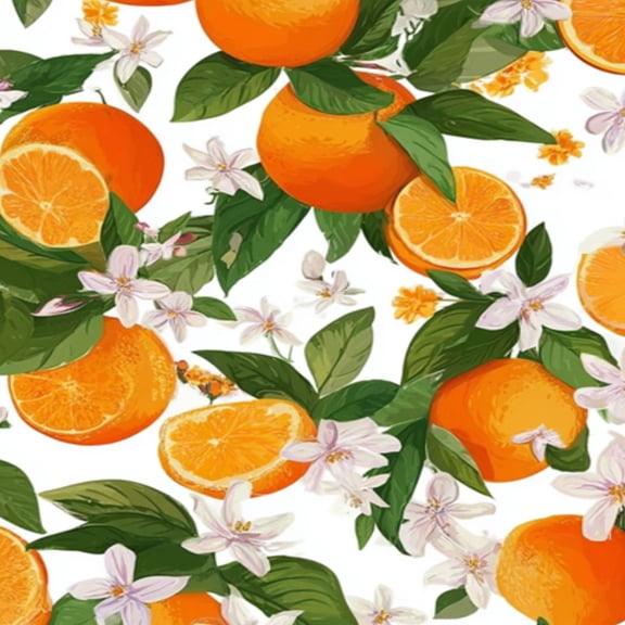 Vintage Peel and Stick Wallpaper Citrus Orange Blossoms Green Leaves Wall Mural 23.6in x 9.8ft Self Adhesive Removable Wall Paper Renter Friendly Wallpaper for Nursery Bedroom Cabinets