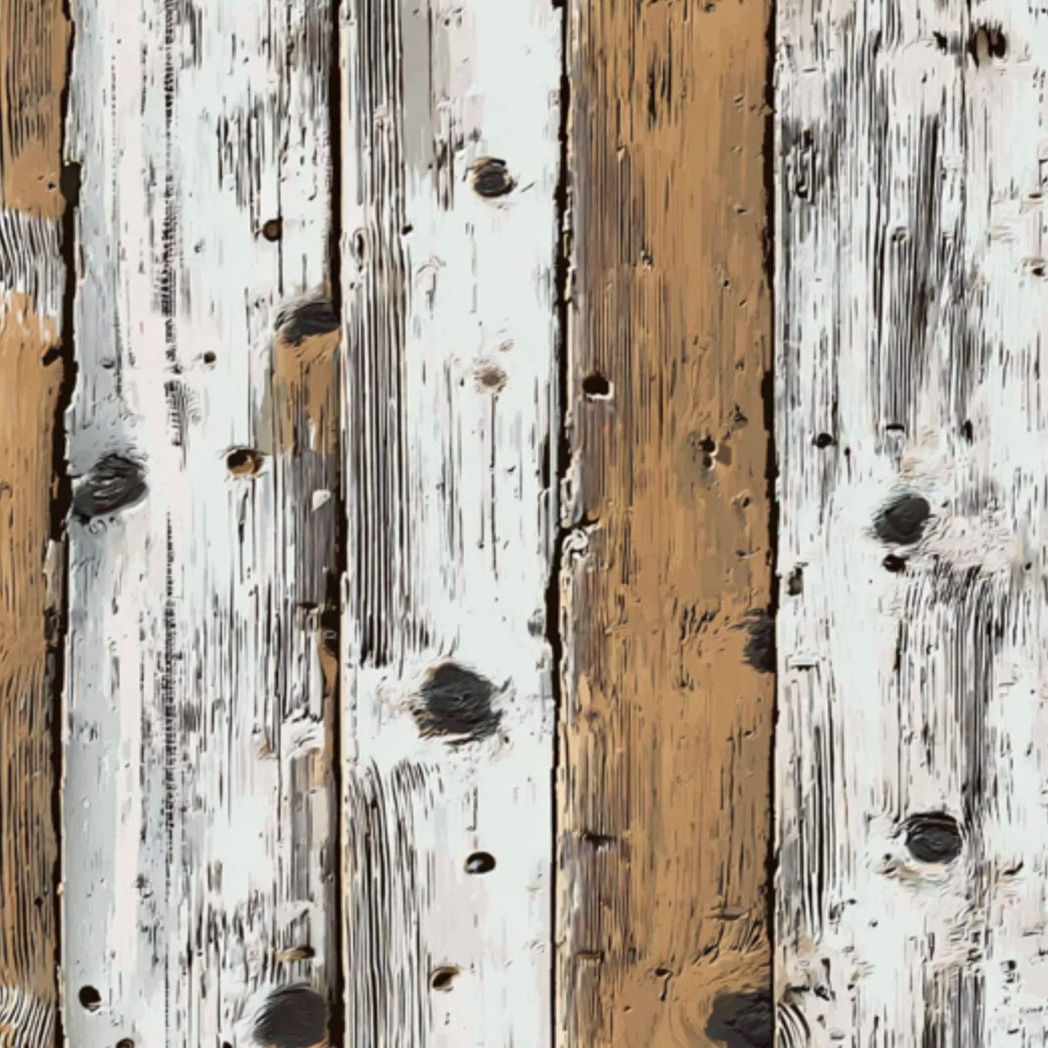 Vintage Peel and Stick Wallpaper Rustic Wooden Planks White Brown Distressed Finish Wall Mural 17.7in x 9.8ft Self Adhesive Removable Wall Paper Renter Friendly Wallpaper for Bedroom Cabinets