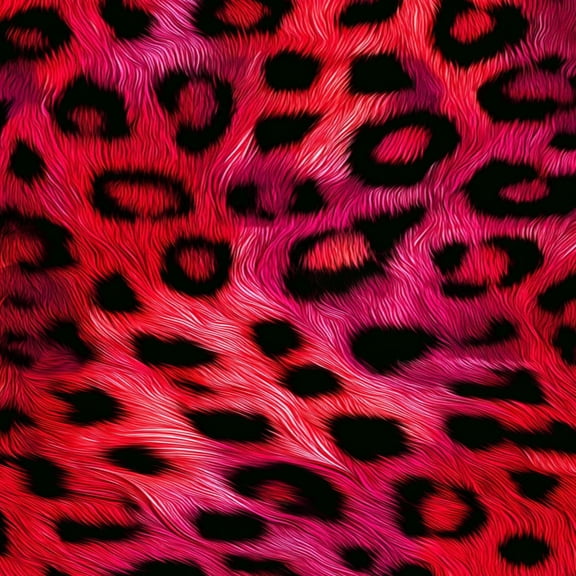 Vintage Peel and Stick Wallpaper Vibrant Red Black Leopard Print Flowing Wall Mural 23.6in x 9.8ft Self Adhesive Removable Wall Paper Renter Friendly Wallpaper for Bedroom Livingroom Office