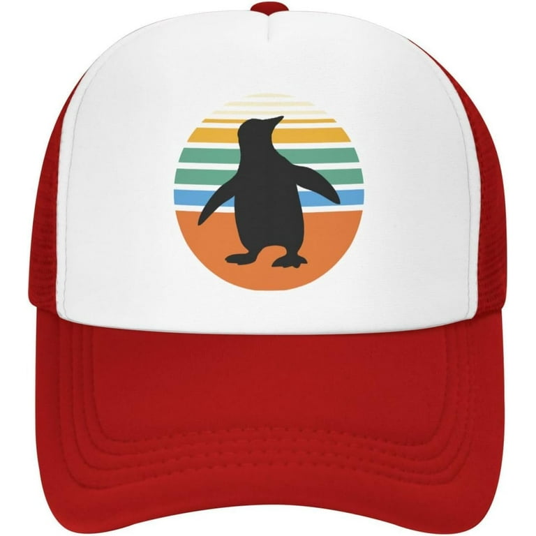 Penguins trucker hat deals