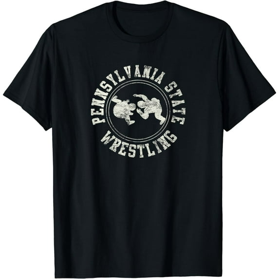 Vintage Pennsylvania State Wrestling Logo Shirt