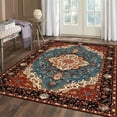 thumbnail image 1 of Vintage Persian Red Carpet Living Room High-end Luxury Retro Rug Non-slip Large Area Bedroom ra Rug, 1 of 5
