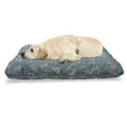 thumbnail image 1 of Vintage Pet Bed, Classic Old Time Car Design Vehicles for Transportation, Chew Resistant Pad for Dogs and Cats Cushion with Removable Cover, 24" x 39", Dark Cadet Blue Grey, by Ambesonne, 1 of 4