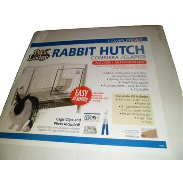 Vintage Pet Lodge Complete Rabbit Hutch Kit
