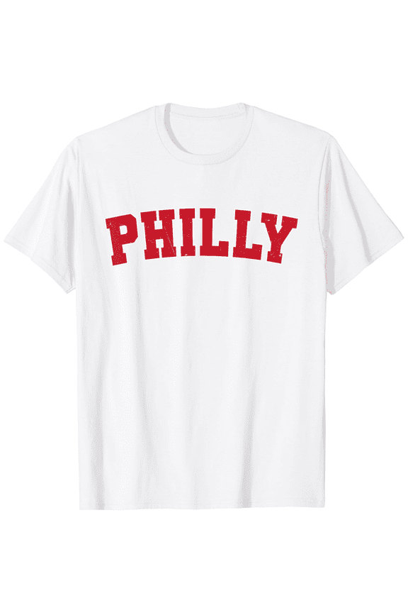 Vintage Philadelphia Distressed Philly Pennsylvania Apparel T-Shirt100% cotton