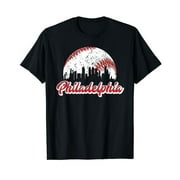 Vintage Philadelphia Skyline Tee - Nostalgic Cityscape Shirt for a Timeless Urban Look