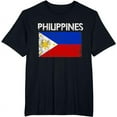 thumbnail image 1 of Vintage Philippines Filipino Flag Pride Gift T-Shirt, 1 of 3