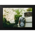 thumbnail image 1 of Vintage Photo Archive 14x11 Black Modern Framed Museum Art Print Titled - Classic Car Headlight, 1 of 4