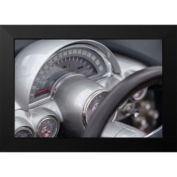 Vintage Photo Archive 14x11 Black Modern Framed Museum Art Print Titled - Classic Silver Interior