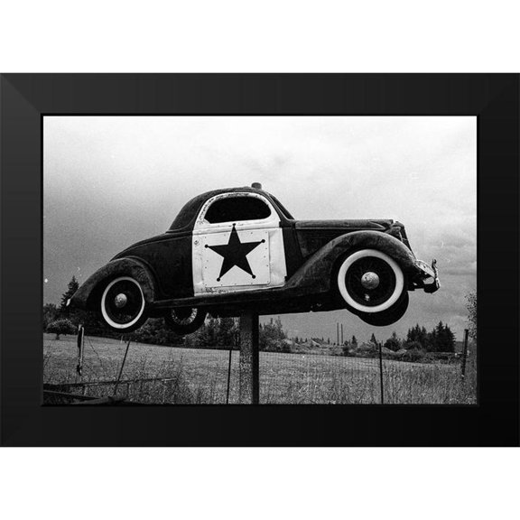Vintage Photo Archive 14x11 Black Modern Framed Museum Art Print Titled - Retired Sheriff