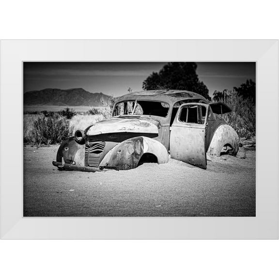 Vintage Photo Archive 14x11 White Modern Wood Framed Museum Art Print Titled - That Sinking Feeling
