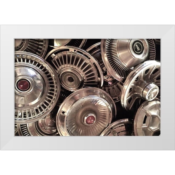 Vintage Photo Archive 14x11 White Modern Wood Framed Museum Art Print Titled - The Wheels of Time