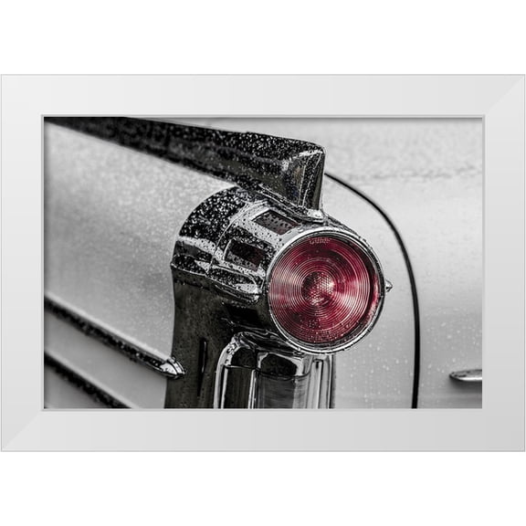 Vintage Photo Archive 14x11 White Modern Wood Framed Museum Art Print Titled - Vintage Tail Light