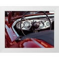thumbnail image 1 of Vintage Photo Archive 24x19 White Modern Wood Framed Museum Art Print Titled - Vintage Red Sports Car Interior, 1 of 4
