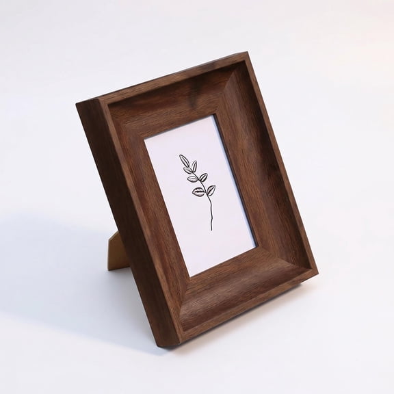 Vintage Photo Frame , Resin Photo Frame Outer Frame 12*10 inches Inside Diameter 8*10 - Brown, 1pc.