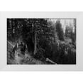 thumbnail image 1 of Vintage Photography 18x13 White Modern Wood Framed Museum Art Print Titled - Wagon on Trail from Diamond Lake, 1 of 4