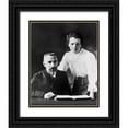 thumbnail image 1 of Vintage Photography 20x24 Black Ornate Wood Framed with Double Matting Museum Art Print Titled - Pierre and Marie Curie 1900, 1 of 4