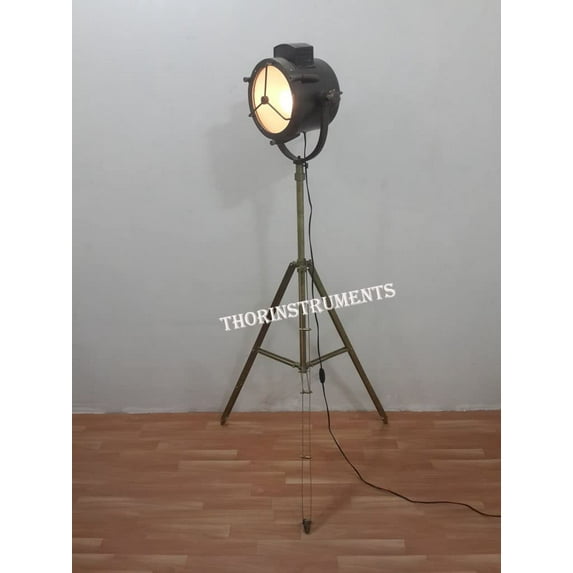 Vintage Photography Floor Studio Lamp Spot Light Tripod Stand
