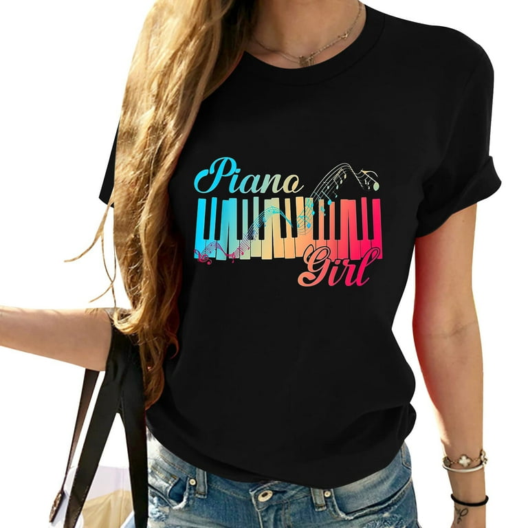 Piano Tshirt Music Pianist T-Shirt Musical Note Vintage Tee Piano Tshirt Music Pianist T-Shirt Musical Note Vintage Tee