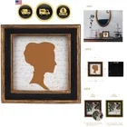 Vintage Picture Frame 4x4 Inch Square Antique Photo Frame With Glass Decor