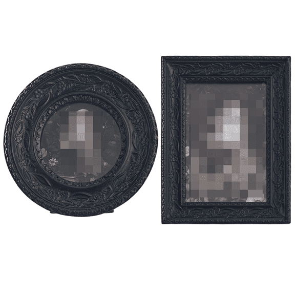 Vintage Picture Frames Black Baroque Frame