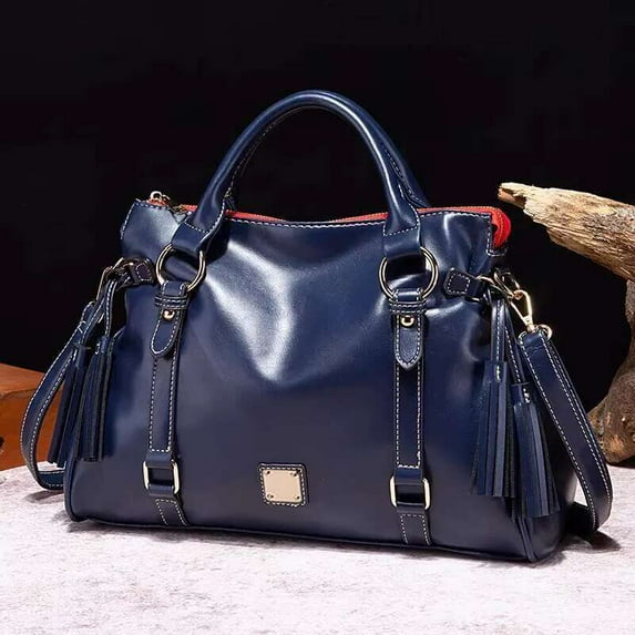 Vintage Pillow Design PU Leather Boston Handbag For Women Casual Large Capacity Shoulder Crossbody Bags Fashion Shopper Totes