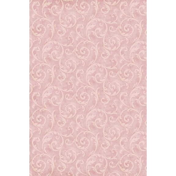 Vintage Pink Damask - Sketch & Write Notebook: Softcover Purse-Size 6x9 Pink and Pale Mauve Matte Cover with Vintage Damask Pattern (Paperback)