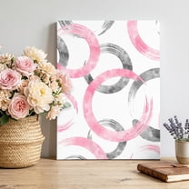Arch Sun Moon Line Canvas Wall Art, Modern Abstract Boho Minimalist ...