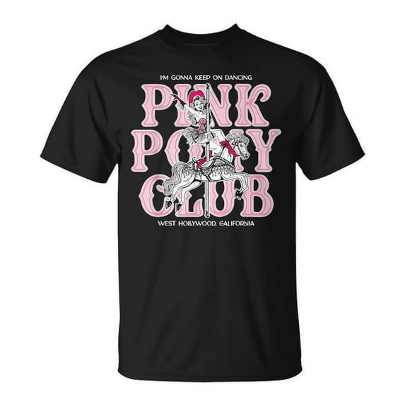 Vintage Pink I'm Gonna Keep On Dancing T-Shirt – Cute Girl Pony Club Graphic Tee, Dance Lover Shirt for Kids, Fun Equestrian Birthday Gift